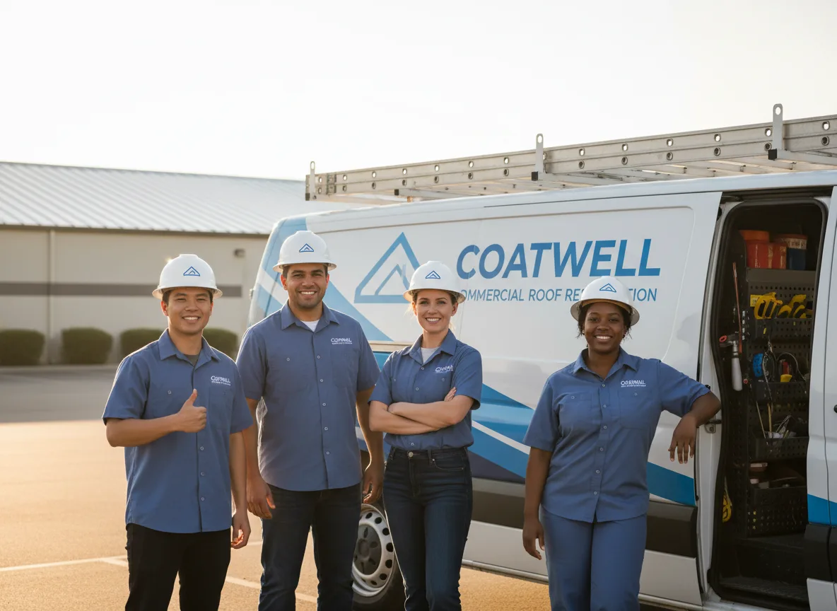 Commercial roof coating company in Falls, PA